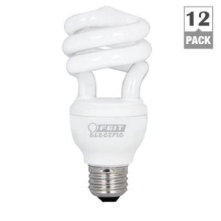 Feit Electric 60W Equivalent Soft White (2700K) Spiral Dimmbale CFL Light Bulb (12 Pack) BPESL15T/DIM/12