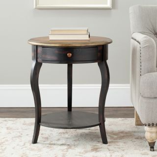 Safavieh Emma Round Side Table with Drawer