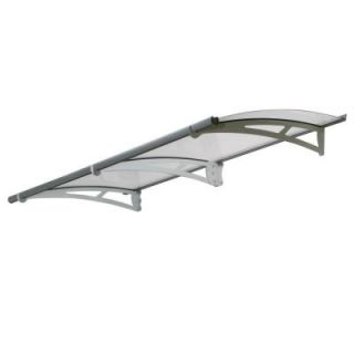 Palram Aquila 2050 Awning (36 in. H x 6.9 in. D) in Solar Grey 701142
