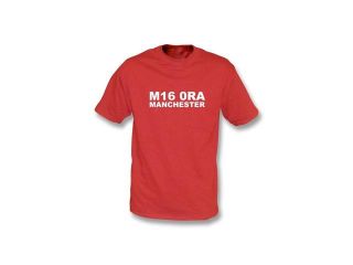 Mens M16 0RA Manchester T Shirt (Man Utd)