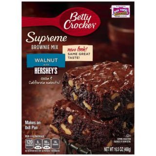 Betty Crocker? Walnut Supreme Brownie Mix 16.5 oz. Box