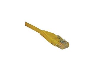 TRIPP LITE N002 025 YW 25 ft. Cat 5E Yellow Cat5e 350MHz Molded Patch Cable