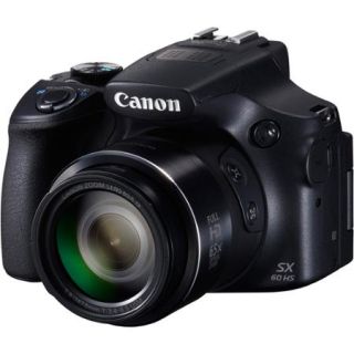 Canon Black PowerShot SX60 HS Digital Camera with 16.1 Megapixels and 65x Optical Zoom