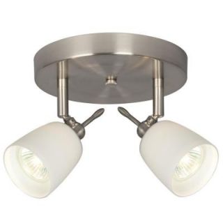 Filament Design Negron 2 Light Brushed Nickel Track Head Spotlight with Directional Heads CLI XY5247323