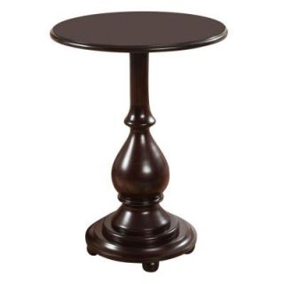 Worldwide Homefurnishings Coffee Chunky Pedestal Style Accent Table 501 801
