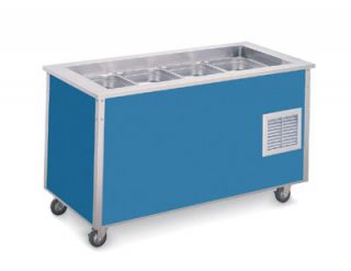 Vollrath 98710 6 Cold Pan Refrigerated Bloomington Food Station   Solid, 1/4 hp, Stainless 120v