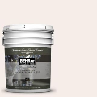 BEHR Premium Plus Ultra 5 gal. #PWN 68 Angelic White Semi Gloss Enamel Interior Paint 375005