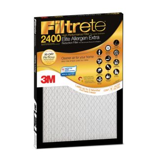 Filtrete Elite Allergen Extra Reduction Electrostatic Pleated Air Filter (Common: 14 in x 24 in x 1 in; Actual: 13.7 in x 23.6 in x 0.78125 in)