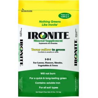 Ironite 40 lb. 1 0 1 Mineral Supplement Fertilizer 100504936