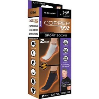 As Seen on TV Unisex Copper Infused Polyester Sport Socks