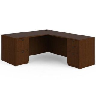 Basyx by HON BL Series Executive Desk with 2 Pedestals