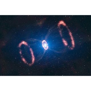 iCanvas Supernova Concept of SN 1987A Canvas Wall Art; 26 H x 40 W x 0.75 D