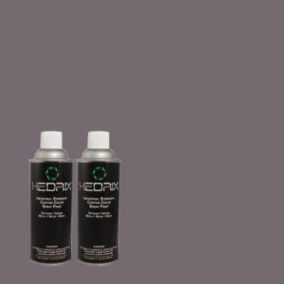 Hedrix 11 oz. Match of 630F 6 Violet Evening Flat Custom Spray Paint (2 Pack) F02 630F 6