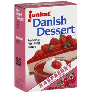 Junket Danish Raspberry Dessert, 4.75 oz (Pack of 12)