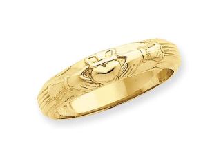 Claddaugh Ring in 14k Yellow Gold