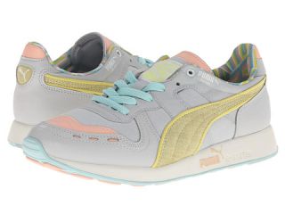 Puma Rs100 Canvas Wns Glacier Gray Sunny Lime Pastel Pink