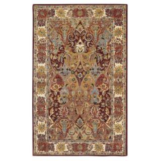 Home Decorators Collection Rhodes Burgundy 2 ft. x 3 ft. Area Rug 2712260150