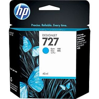HP 727 40ml Cyan Ink Cartridge (B3P13A)