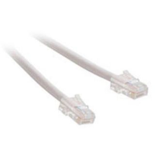 C2G 22160 75ft Cat5e Non Booted Unshielded (UTP) Network Patch Cable   White   Category 5e for Network Device   RJ 45 Male   RJ 45 Male   75ft   White
