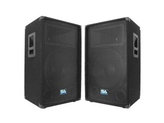 Seismic Audio   Two 15" PA/DJ Speaker Cabinets or 15" Floor Monitor
