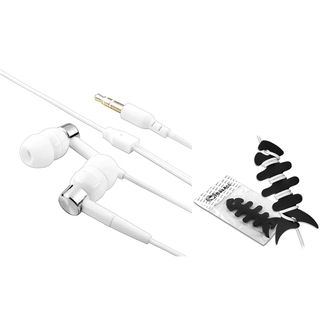 BasAcc In Ear White Headset Headphone+Wrap Kindle Fire 3 Keyboard 4