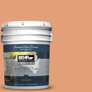 BEHR Premium Plus Ultra 5 gal. #M220 5 Roasted Seeds Satin Enamel Interior Paint 775405