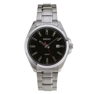Seiko SUR061 Mens 100M Date Bracelet Watch   16710530  