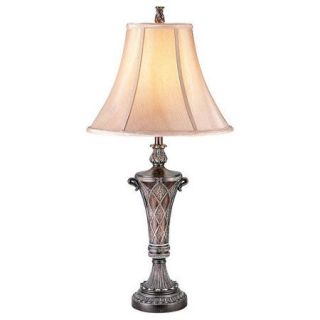OK Lighting 33'' H Table Lamp with Bell Shade