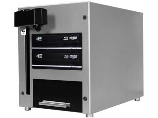 VINPOWER 1 to 2 THE CUBE Automated Blu ray DVD CD Duplicator   2 Drive & 25 Disc Capacity Model CUB25 S2T BD