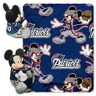 Northwest Co. NFL Mickey Mouse Throw; New England Patriots