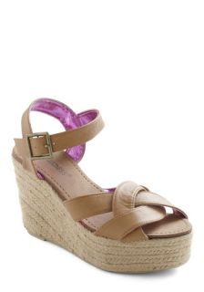 Overture to Your Day Wedge  Mod Retro Vintage Sandals