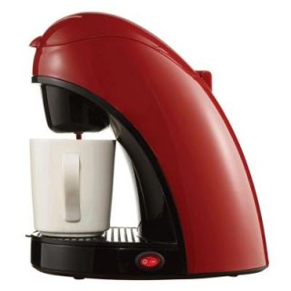 Brentwood 1 Cup Red Coffee Maker 30012025