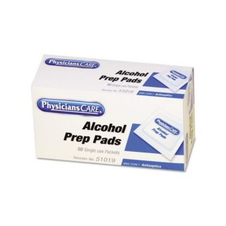 Physicians Care First Aid Alcohol Pads (Pack of 50)   15220777