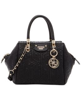 GUESS G Cube Abbey Quilted Satchel   Handbags & Accessories