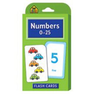 School Zone Publishing Numbers 0 25 Flash Cards