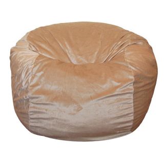Ahh! Products 36 Inch Wide Washable Large Bean Bag Chair   Tan Cuddle Soft Minky    Ahh! Bean Bag Chairs