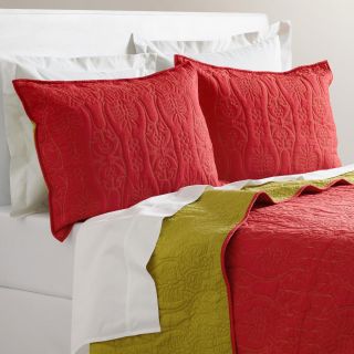 Coral and Oasis Green Simone Bedding Collection
