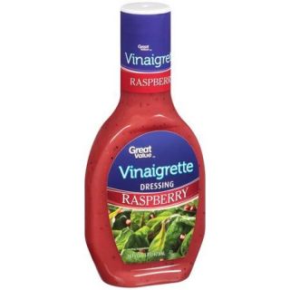 Great Value Raspberry Vinaigrette Salad Dressing, 16 fl oz