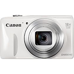 Canon PowerShot SX600 HS 16.0 Megapixel Digital Camera White