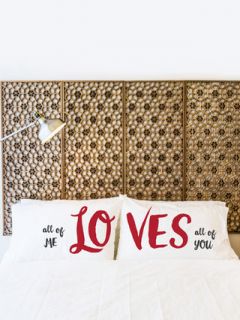 All of Me Loves All of You Pillowcases (Set of 2) by OneBellaCasa