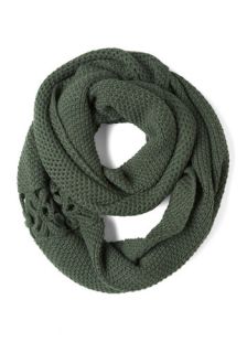 A Shortcut Above Scarf in Green  Mod Retro Vintage Scarves