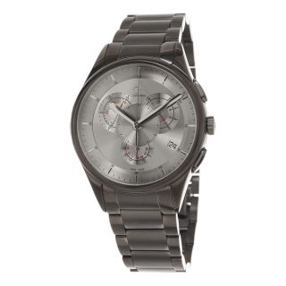 Calvin Klein Mens Basic Stainless Steel Grey Swiss Quartz Watch