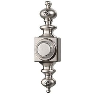 Broan Lighted Dimensional Pushbutton; Satin Nickel
