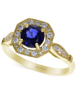 Royale Bleu by EFFY Diffused Sapphire (1 ct. t.w.) and Diamond (1/4 ct