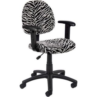 Boss Deluxe Desk Chair with Adjustable Arms