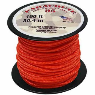 Pepperell Parachute Cord 95, 100' Roll