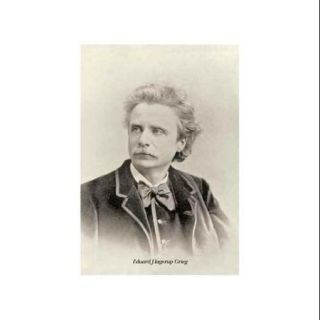 Eduard Hagerup Grieg Print (Canvas 20x30)