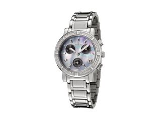 Invicta 0610 Women's Wildflower Diamonds Chronograph Ss Mop Dial Stainless Steel Watch