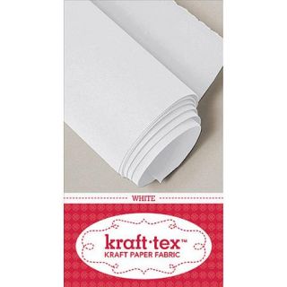 Kraft Tex Kraft Paper Fabric, White, 18" x 54"