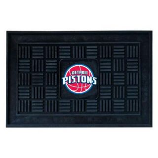FANMATS Detroit Pistons 18 in. x 30 in. Door Mat 11408